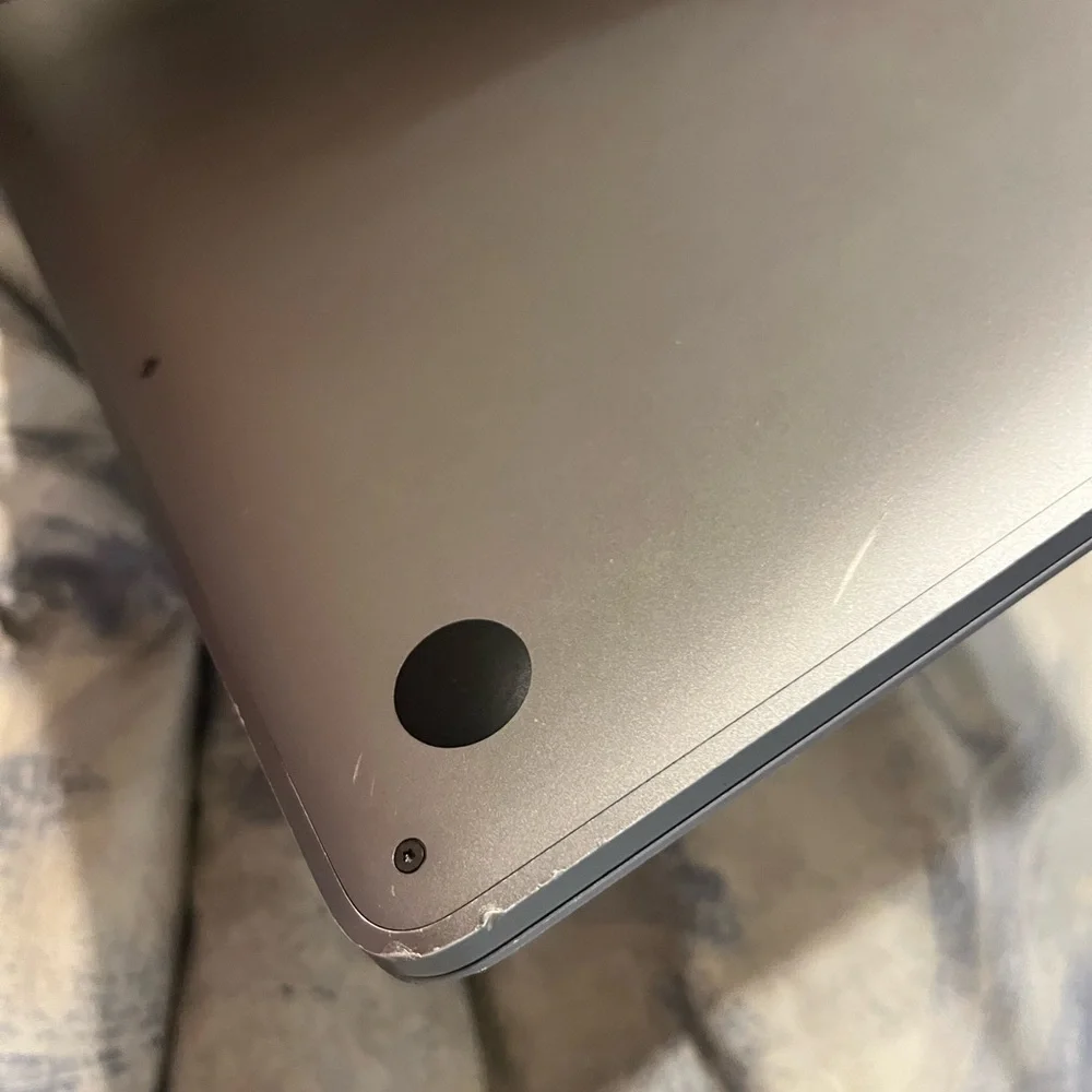 Apple Laptop in Sleek Gray Finish